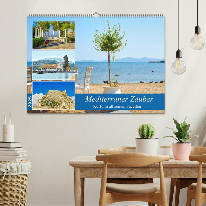 Mediterraner Zauber - Korfu in all seinen Facetten (CALVENDO Wandkalender 2025)