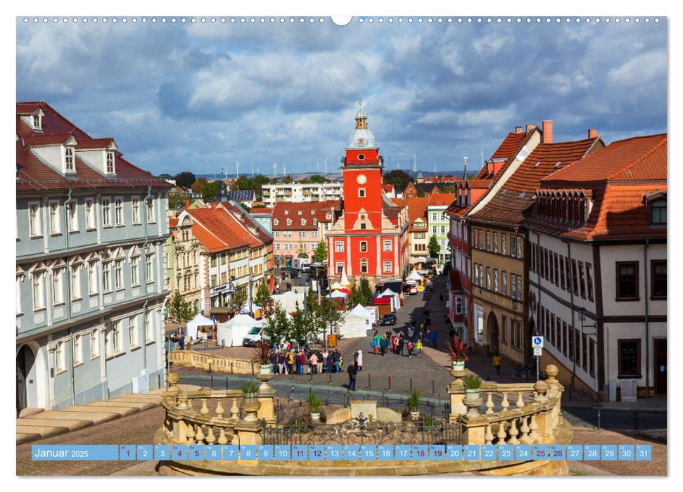 Residenzstadt Gotha - Reise durch das schöne Thüringen (CALVENDO Wandkalender 2025)