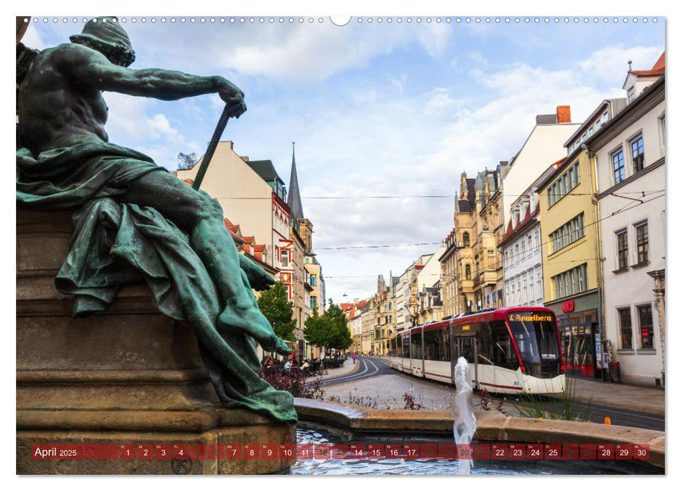 Landeshauptstadt Erfurt - Reise durch das schöne Thüringen (CALVENDO Wandkalender 2025)