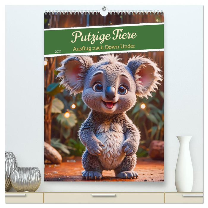 Putzige Tiere - Ausflug nach Down Under (CALVENDO Premium Wandkalender 2025)