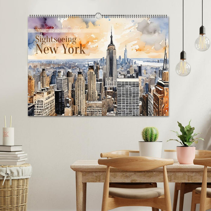 Sightseeing New York (CALVENDO Wandkalender 2025)