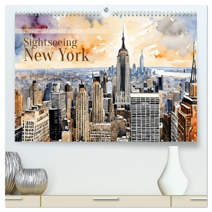 Sightseeing New York (CALVENDO Premium Wandkalender 2025)