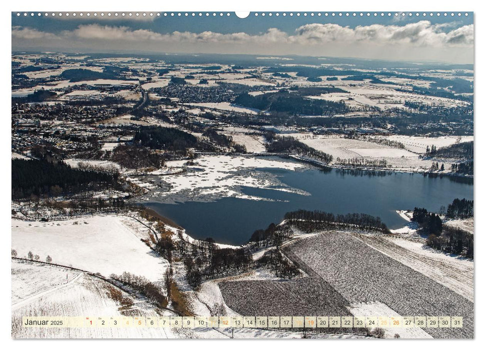 Oberfranken aus der Vogelperspektive (CALVENDO Wandkalender 2025)