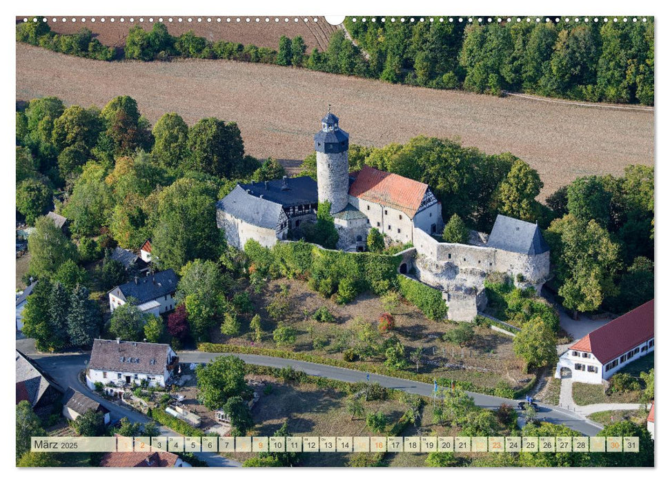 Oberfranken aus der Vogelperspektive (CALVENDO Wandkalender 2025)