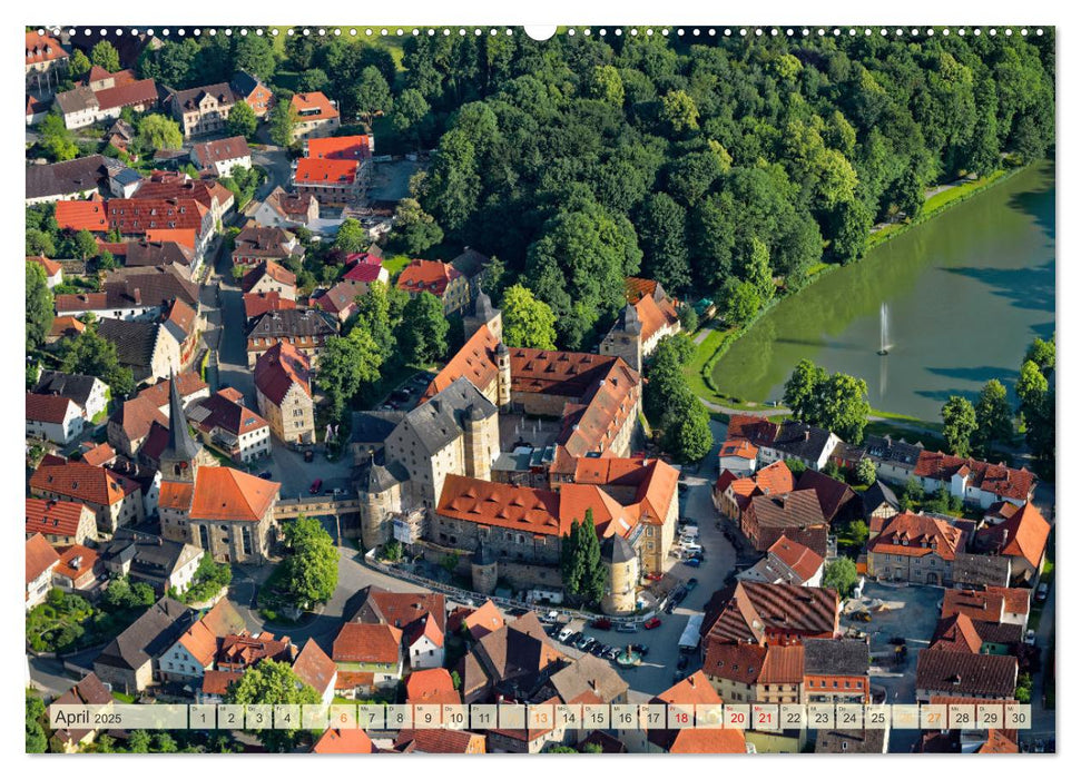 Oberfranken aus der Vogelperspektive (CALVENDO Wandkalender 2025)