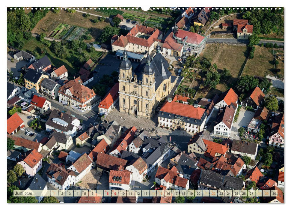 Oberfranken aus der Vogelperspektive (CALVENDO Premium Wandkalender 2025)