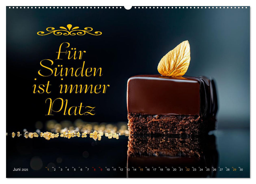 Dessert - Liebe auf den ersten Biss (CALVENDO Wandkalender 2025)