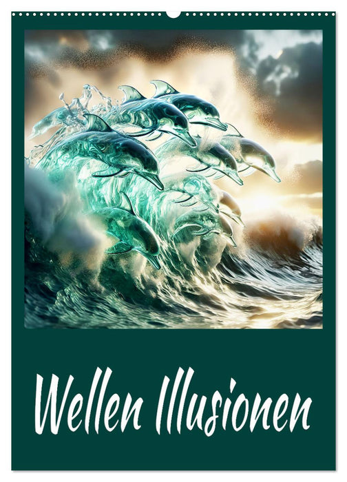 Wellen Illusionen (CALVENDO Wandkalender 2025)