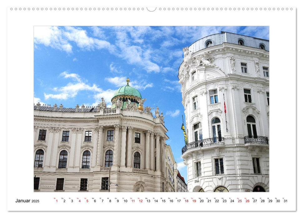 Bezauberndes Wien (CALVENDO Wandkalender 2025)