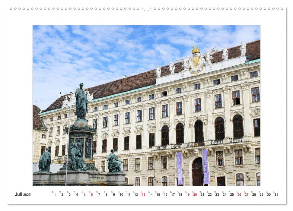 Bezauberndes Wien (CALVENDO Premium Wandkalender 2025)