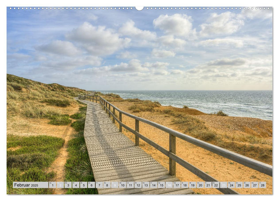 Wunderschöne Nordsee - Faszinierende Küstenlandschaften (CALVENDO Wandkalender 2025)