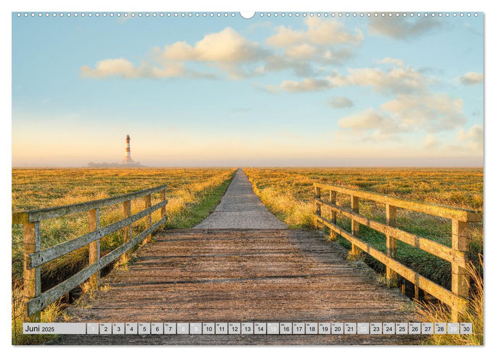 Wunderschöne Nordsee - Faszinierende Küstenlandschaften (CALVENDO Wandkalender 2025)