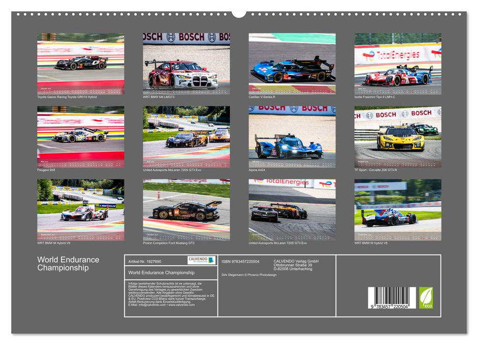 World Endurance Championship (CALVENDO Premium Wandkalender 2025)