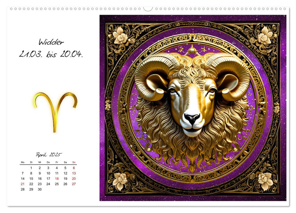 Ein Jahr in Gold (CALVENDO Wandkalender 2025)