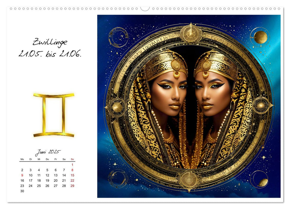 Ein Jahr in Gold (CALVENDO Wandkalender 2025)