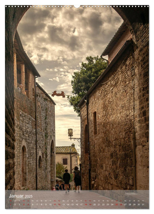 San Gimignano - Stadt der Türme (CALVENDO Premium Wandkalender 2025)