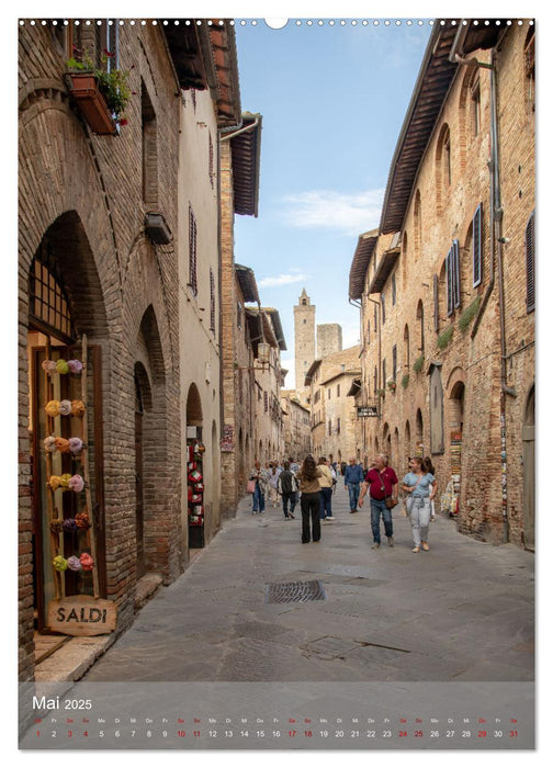 San Gimignano - Stadt der Türme (CALVENDO Premium Wandkalender 2025)