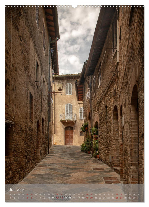 San Gimignano - Stadt der Türme (CALVENDO Premium Wandkalender 2025)