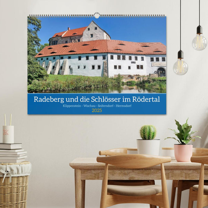 Radeberg und die Schlösser im Rödertal (CALVENDO Wandkalender 2025)