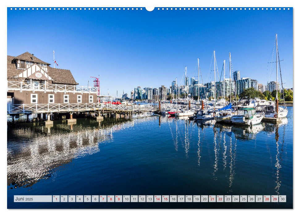 VANCOUVER Küstencharme und Urbanität (CALVENDO Wandkalender 2025)