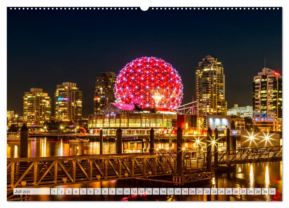 VANCOUVER Küstencharme und Urbanität (CALVENDO Premium Wandkalender 2025)