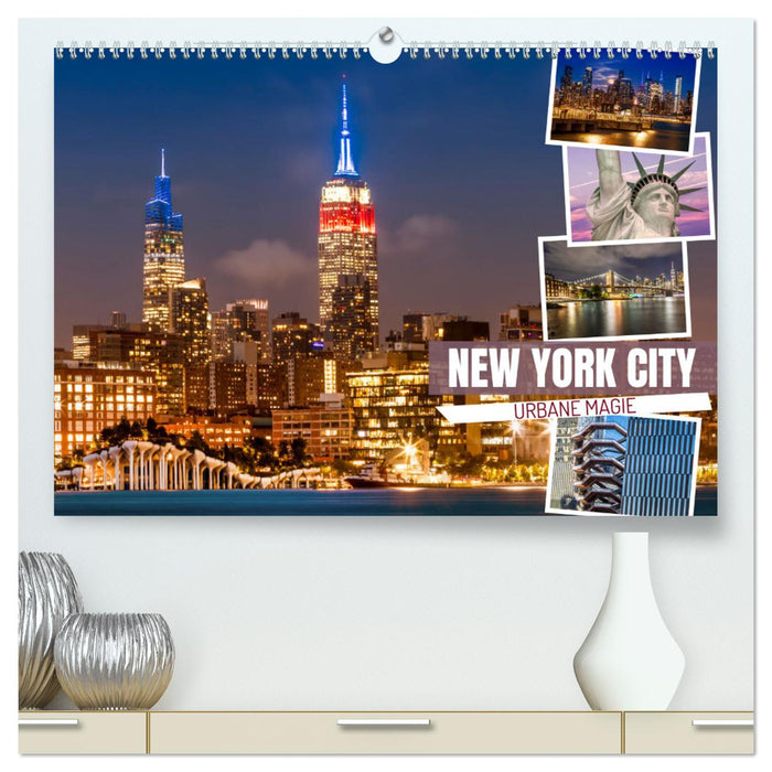 NEW YORK CITY Urbane Magie (CALVENDO Premium Wandkalender 2025)