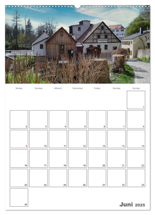 Radeberg und die Schlösser im Rödertal (CALVENDO Premium Wandkalender 2025)