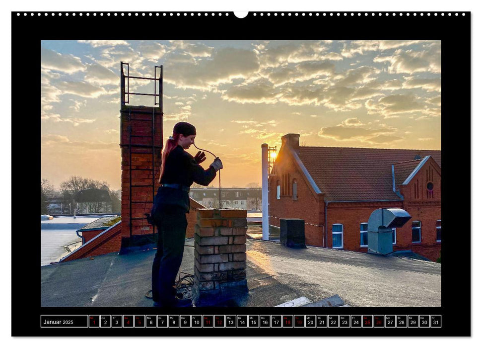 Schornsteinfeger in Berlin - Die Glücklichmacher (CALVENDO Premium Wandkalender 2025)