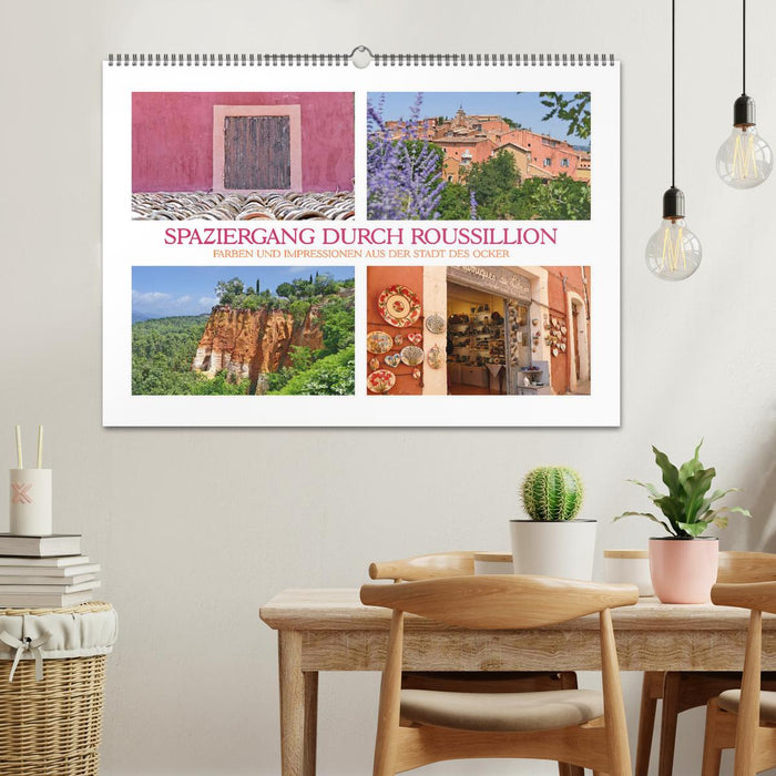 Spaziergang durch Roussillon (CALVENDO Wandkalender 2025)