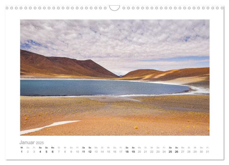 Chile und Bolivien (CALVENDO Wandkalender 2025)