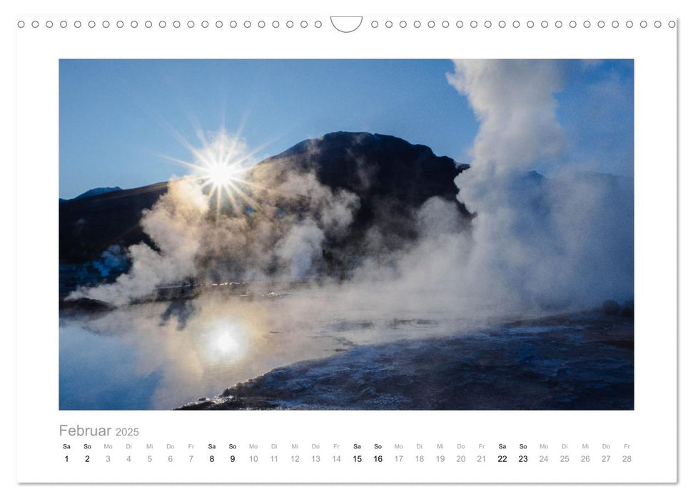 Chile und Bolivien (CALVENDO Wandkalender 2025)