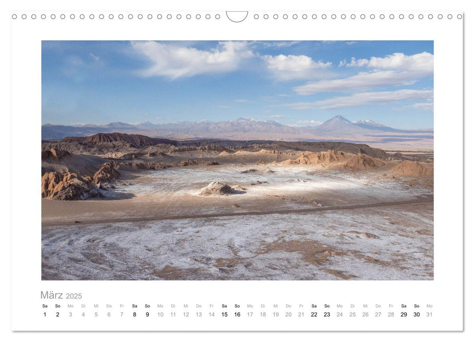 Chile und Bolivien (CALVENDO Wandkalender 2025)