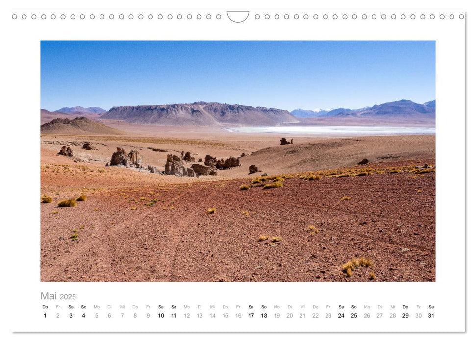 Chile und Bolivien (CALVENDO Wandkalender 2025)