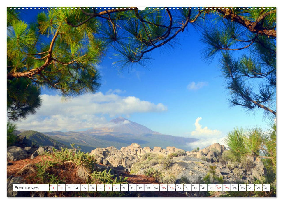 Teneriffa - Insel der Glückseligen (CALVENDO Wandkalender 2025)