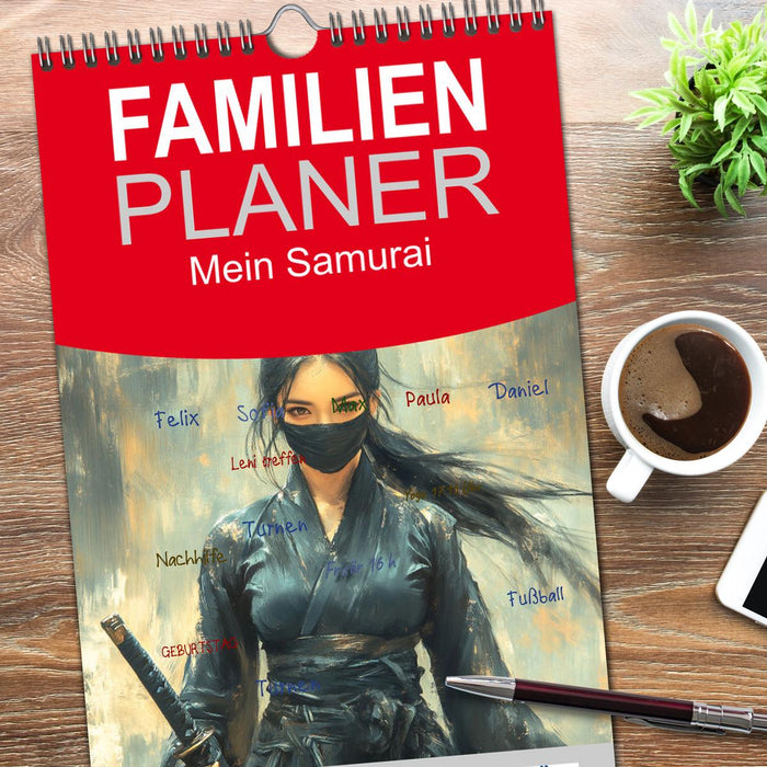 Mein Samurai (CALVENDO Familienplaner 2025)