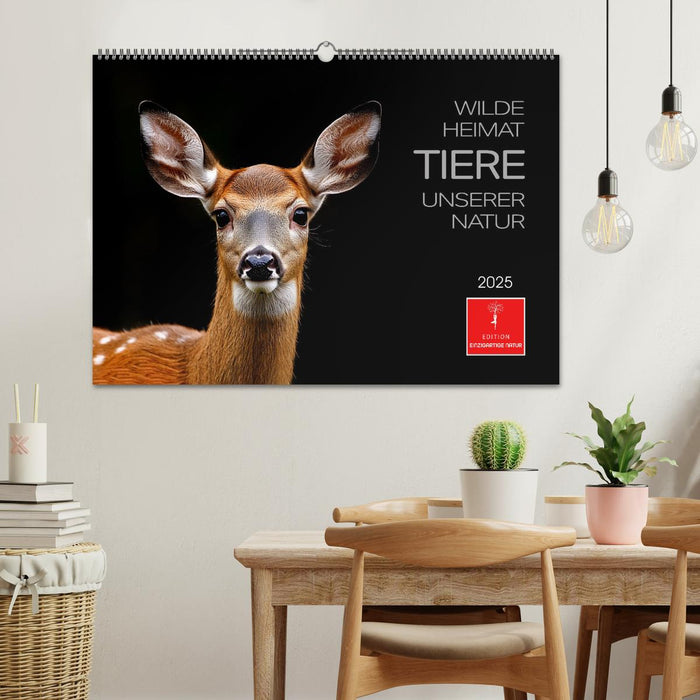 Wilde Heimat - Tiere unserer Natur (CALVENDO Wandkalender 2025)