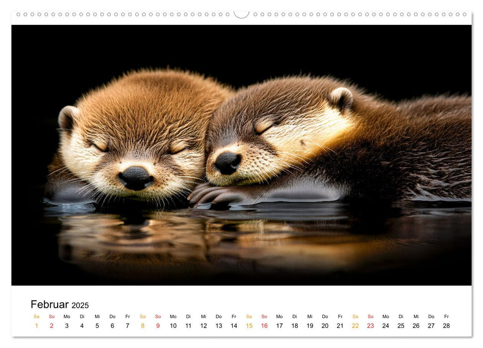 Wilde Heimat - Tiere unserer Natur (CALVENDO Premium Wandkalender 2025)