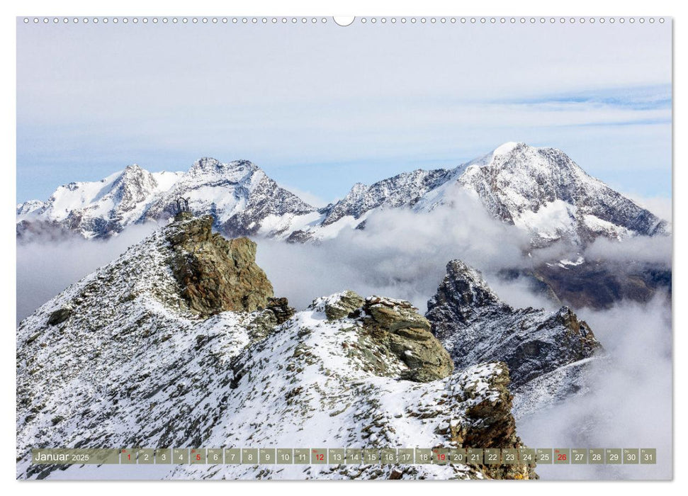 Schweizer Panorama - Von den Alpen bis zu den Seen (CALVENDO Wandkalender 2025)