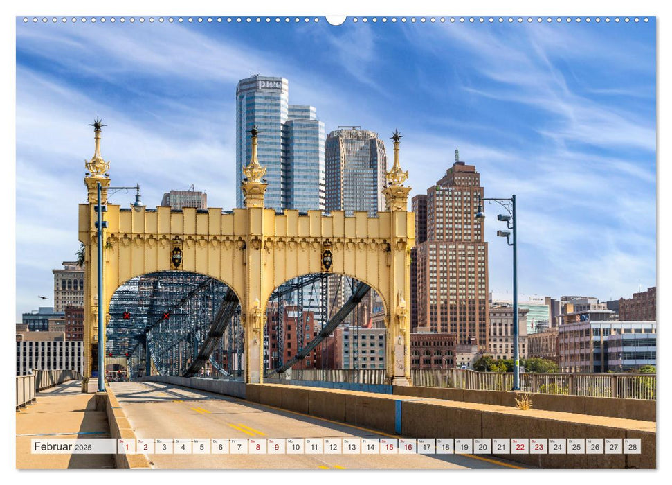 PITTSBURGH Charmante Impressionen (CALVENDO Wandkalender 2025)