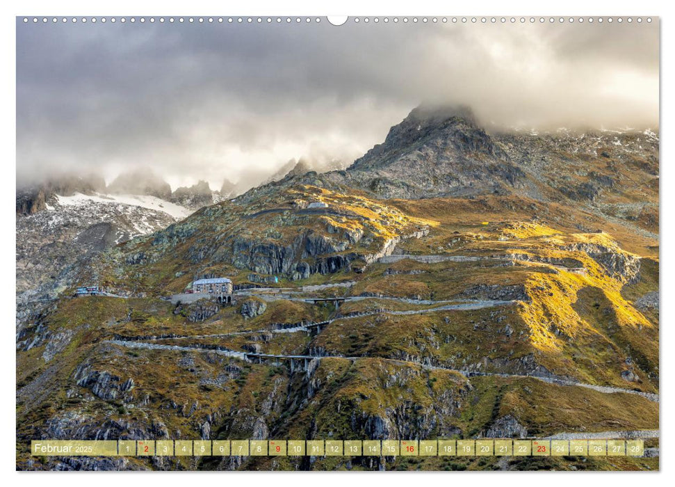 Schweizer Panorama - Von den Alpen bis zu den Seen (CALVENDO Premium Wandkalender 2025)