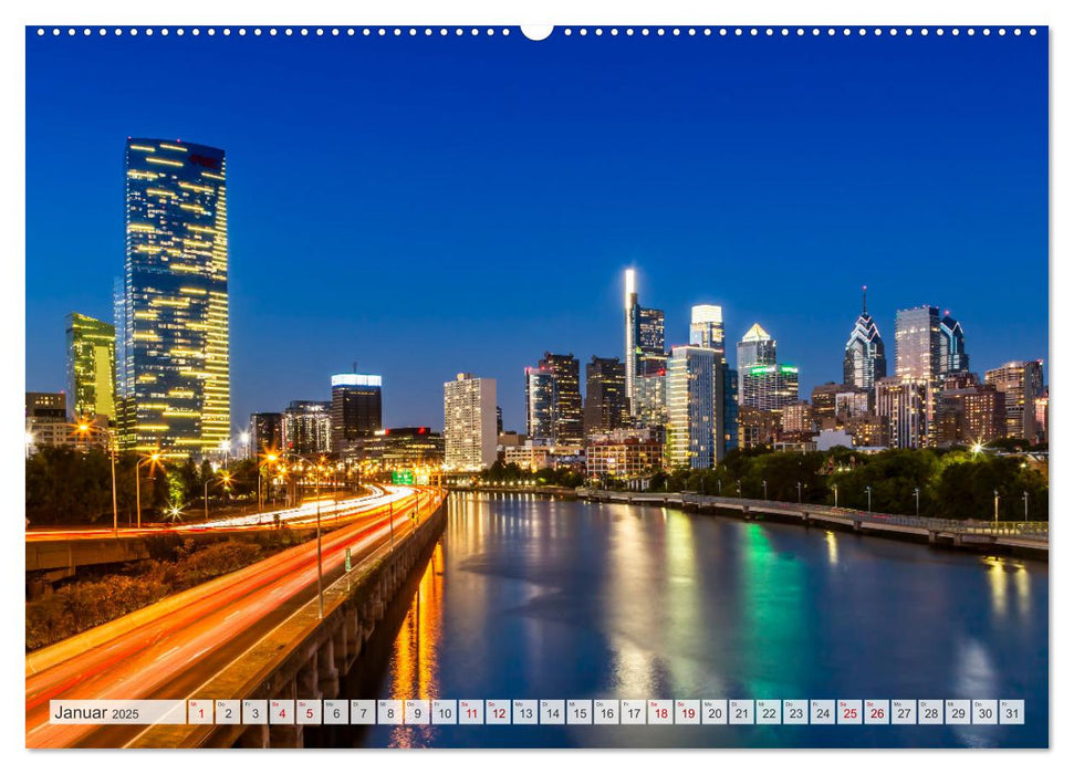 PHILADELPHIA Historie und Moderne (CALVENDO Wandkalender 2025)