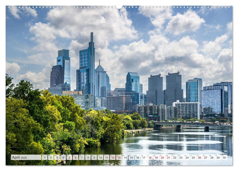 PHILADELPHIA Historie und Moderne (CALVENDO Wandkalender 2025)