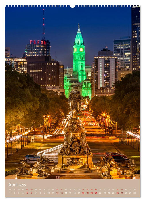 PHILADELPHIA Besondere Augenblicke erleben (CALVENDO Premium Wandkalender 2025)