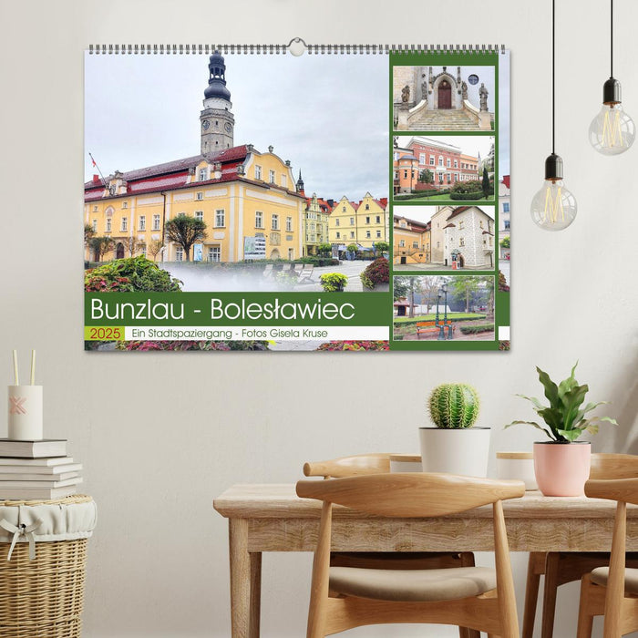 Bunzlau - Bolesławiec - Ein Stadtspaziergang (CALVENDO Wandkalender 2025)