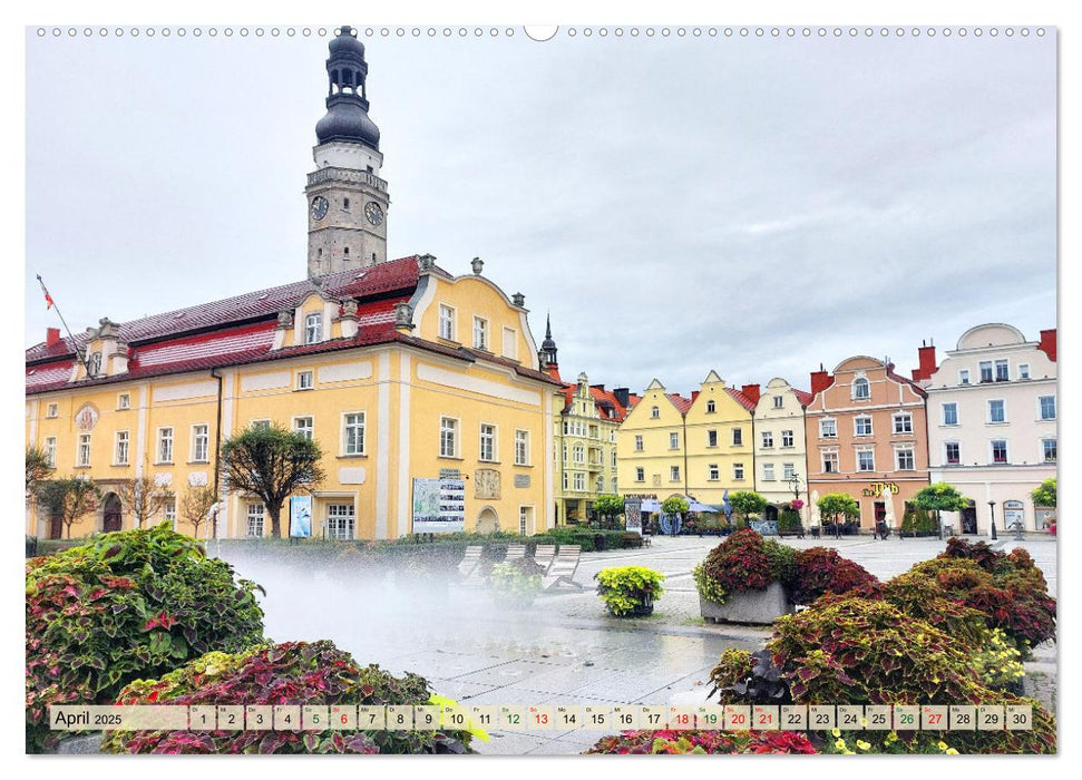 Bunzlau - Bolesławiec - Ein Stadtspaziergang (CALVENDO Wandkalender 2025)