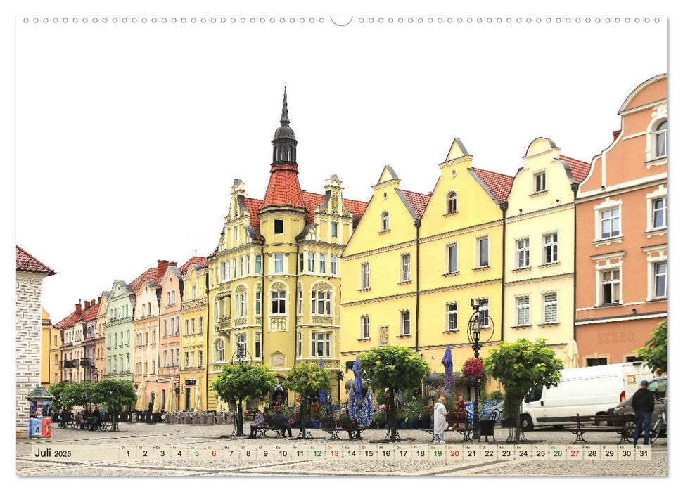 Bunzlau - Bolesławiec - Ein Stadtspaziergang (CALVENDO Premium Wandkalender 2025)