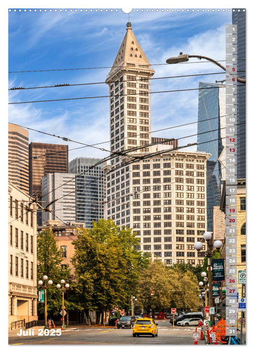 SEATTLE Imposante Stadt- und Naturimpressionen (CALVENDO Premium Wandkalender 2025)