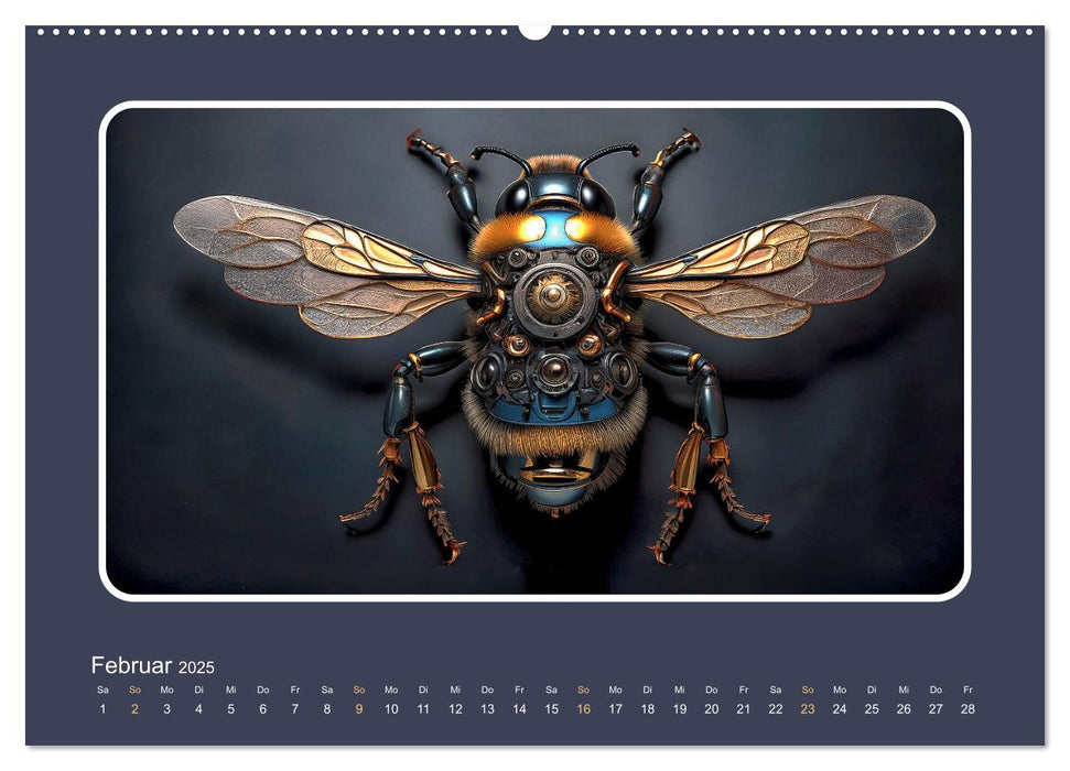 Roboterinsekten (CALVENDO Premium Wandkalender 2025)