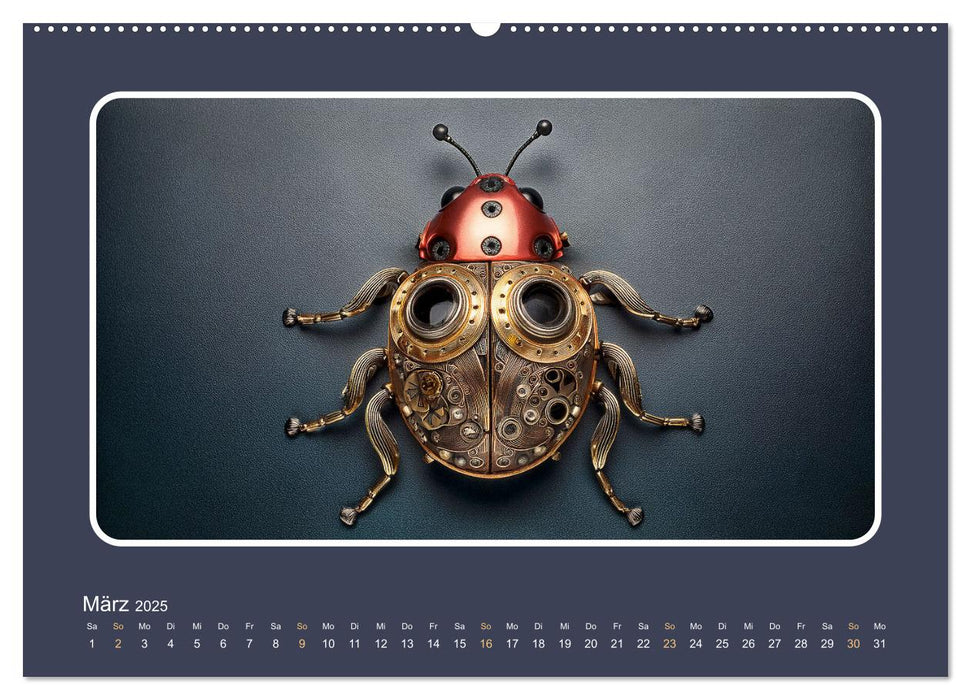 Roboterinsekten (CALVENDO Premium Wandkalender 2025)