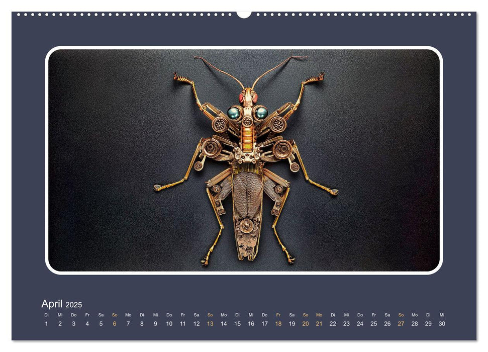 Roboterinsekten (CALVENDO Premium Wandkalender 2025)